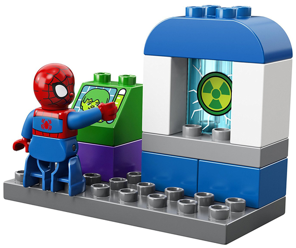  «Конструктор LEGO DUPLO Super Heroes Marvel Приключения Человека-паука и Халка 38 деталей (10876)», бренда LEGO - фото №1
