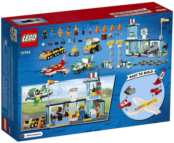 «Конструктор LEGO Juniors Городской аэропорт 376 деталей (10764)», бренда LEGO - фото №1