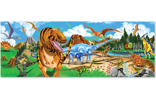 «Підлоговий пазл Melissa&Doug Країна динозаврів 48 елементів (MD10442)», бренду Melissa & Doug - фото №1