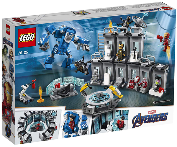  «Конструктор LEGO Super Heroes Marvel Лабораторія Залізної Людини 524 деталі (76125)», бренду LEGO - фото №1