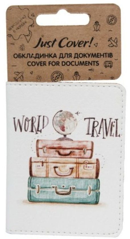 «Обложка для документов Just Cover World travel (4823087001427)», бренда Just Cover - фото №1