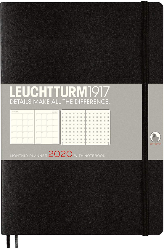  «Ежемесячник с заметками Leuchtturm1917 Composition 2020 Черный (360043)», бренда Leuchtturm1917 - фото №1