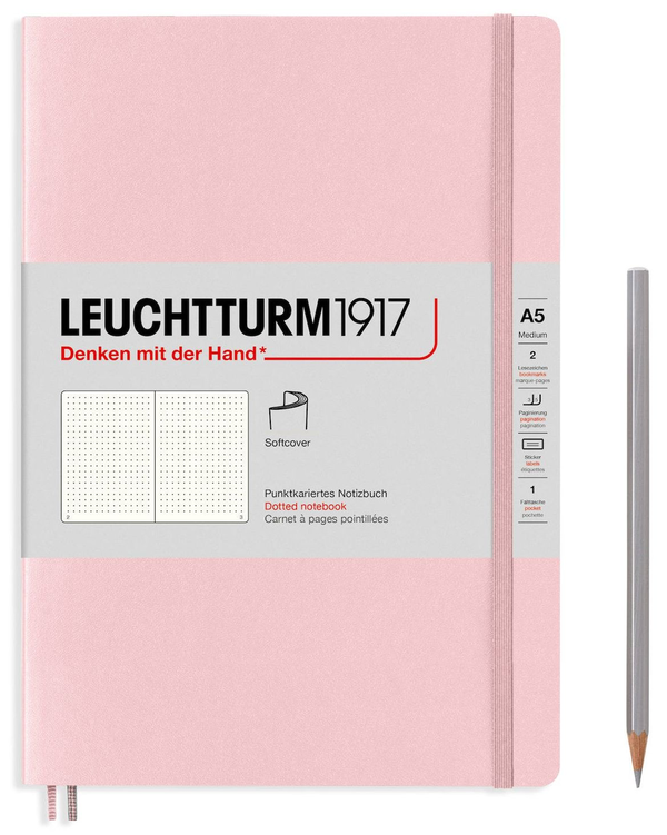  «Блокнот Leuchtturm1917 Muted Colours Точка Розовый (361567) », бренда Leuchtturm1917 - фото №1
