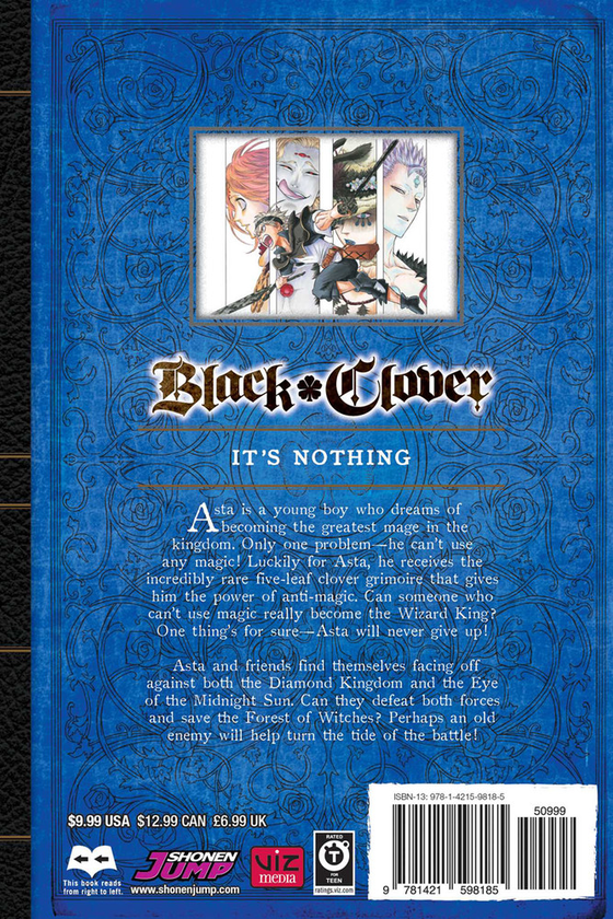 Бумажная книга «Black Clover. Volume 11», автор Юки Табата - фото №1