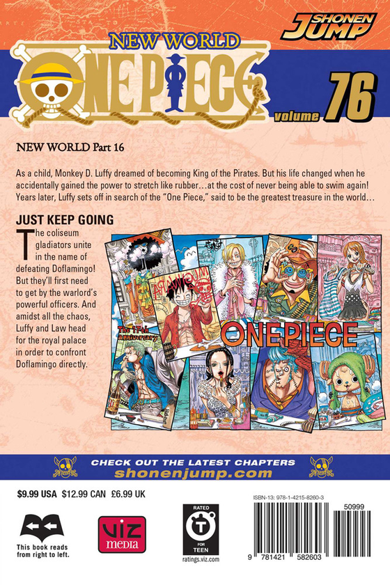 Паперова книга «One Piece. Volume 76», автор Еїтіро Ода - фото №1