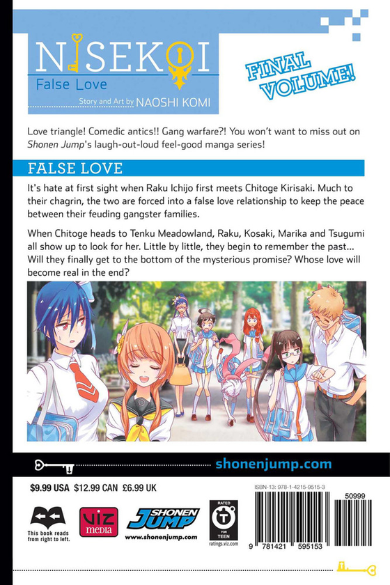 Бумажная книга «Nisekoi. False Love. Volume 25», автор Наоси Коми - фото №1