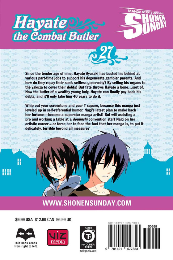 Бумажная книга «Hayate the Combat Butler. Volume 27», автор Кэндзиро Хата - фото №1