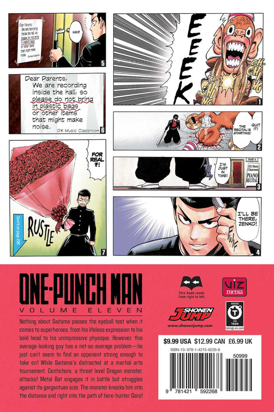 Паперова книга «One-Punch Man. Volume 11», автор One - фото №1