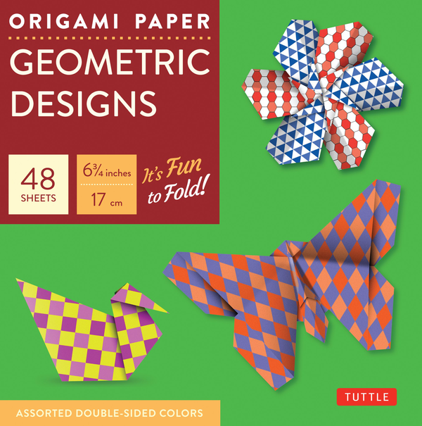 Бумажная книга «Origami Paper. Geometric Prints. 49 Sheets» - фото №1