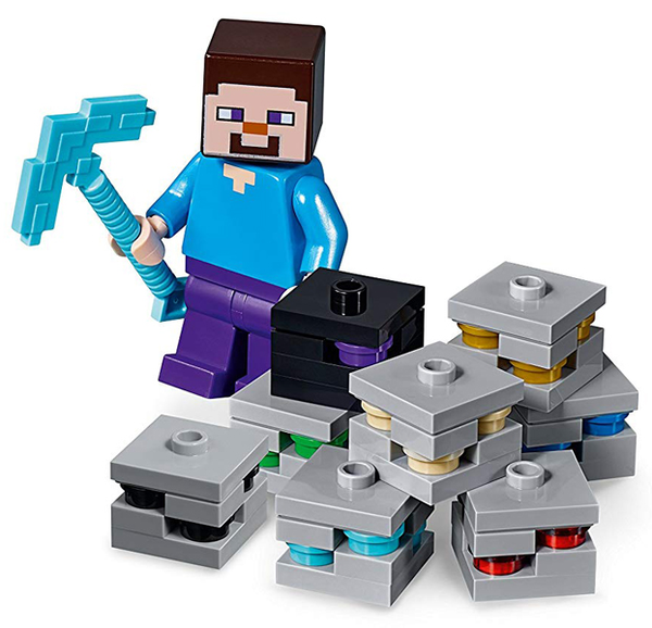  «Конструктор LEGO Minecraft Пригоди в шахтах 644 деталі (21147)», бренду LEGO - фото №1