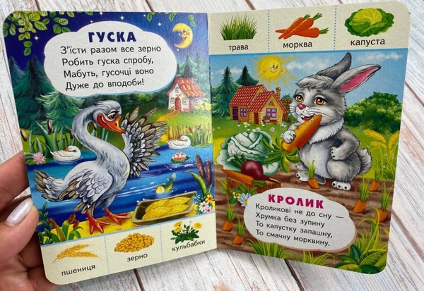 Бумажная книга «Хто що їсть. Цікаве для найменших» - фото №1