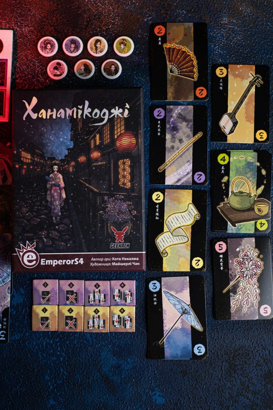 «Настільна гра Geekach Ханамікоджі (Hanamikoji) (GKCH080HN)», бренда Geekach Games - фото №1