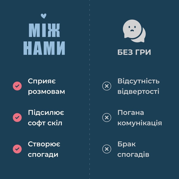  «Настільна гра Memo Games Між Нами», бренда Memo Games - фото №1