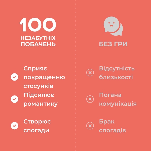  «Настільна гра Memo Games 100 незабутніх побачень», бренда Memo Games - фото №1