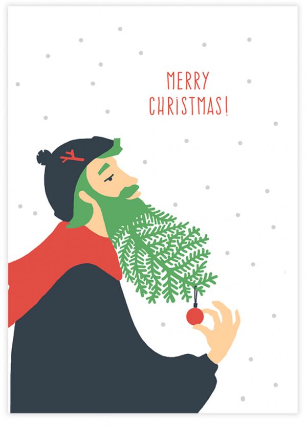  «Листівка кросворд-побажання Gifty Merry Christmas for Him (AA-0002768)», бренда Gifty - фото №1