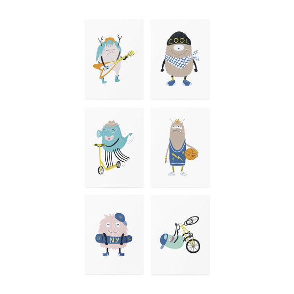 «Временные тату TATTon.me Monsters set», бренда TATTon.me - фото №1