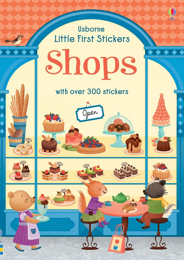 Бумажная книга «Little First Stickers Shops», автор Эбигейл Уитли - фото №1