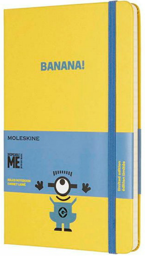 «Блокнот Moleskine Minions желтый (LEMI01QP060M10)», бренда Moleskine - фото №1