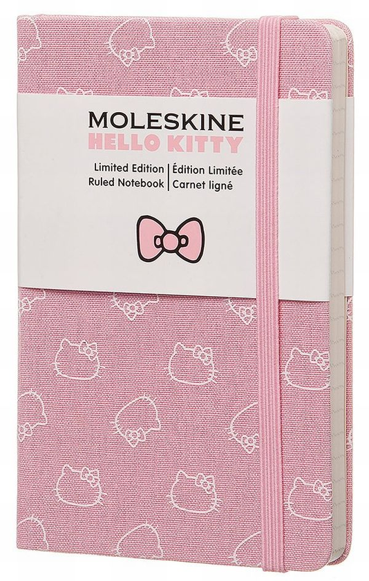  «Записная книжка Moleskine Hello Kitty Pocket в линию (LEHK03MM710)», бренда Moleskine - фото №1