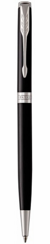 «Ручка кулькова Parker Sonnet 17 Slim Black Lacquer CT BP (86 131», бренду Parker - фото №1