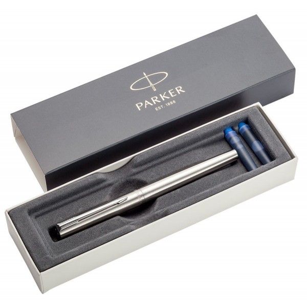 «Перьевая ручка Parker Jotter 17 SS CT FP M (16 112)», бренда Parker - фото №1