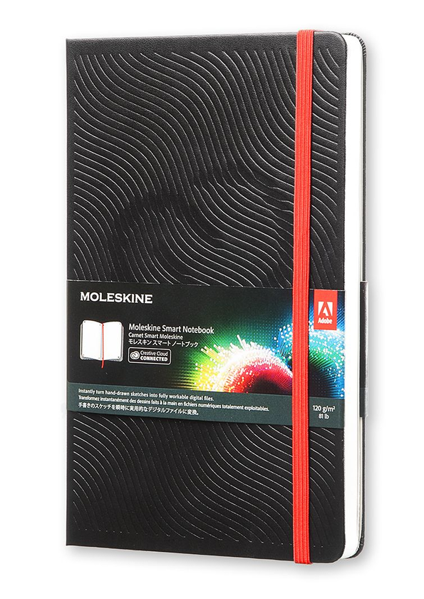  «Блокнот Moleskine Adobe Smart Notebook скетчбук средний (SKSMARTN)», бренда Moleskine - фото №1