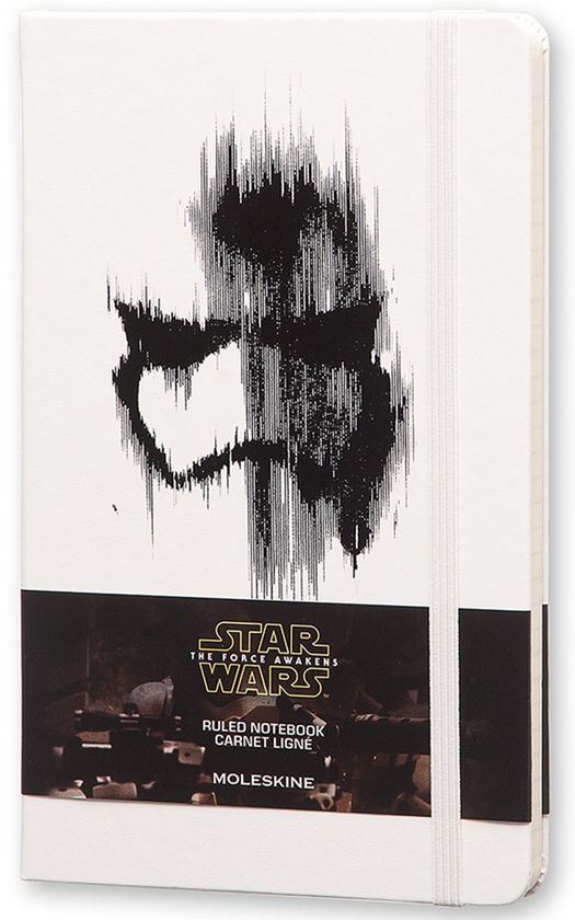  «Записная книжка Moleskine Star Wars VII средняя в линию белая (LESW7AQP060)», бренда Moleskine - фото №1