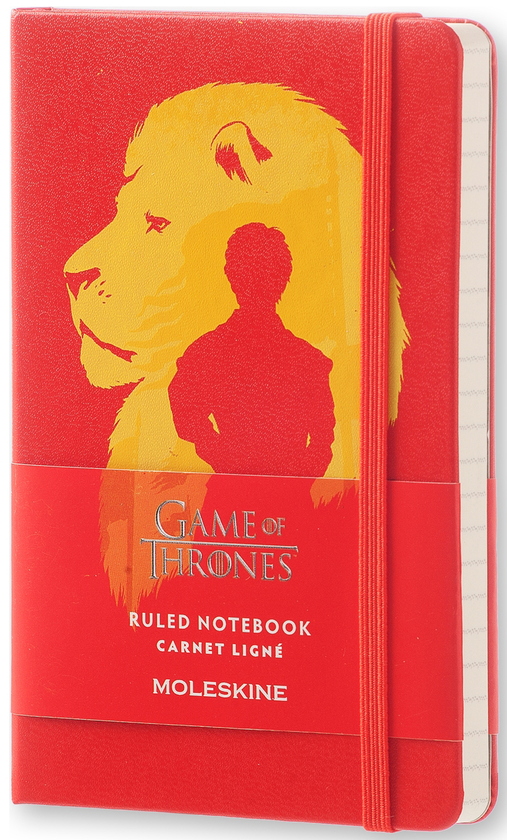  «Блокнот Moleskine Game of Thrones карманный линейка красный (LEGTMM710)», бренда Moleskine - фото №1