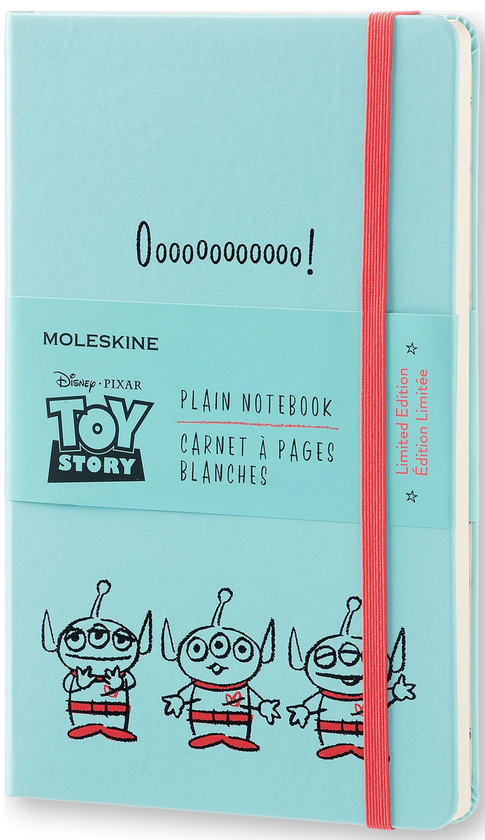  «Блокнот Moleskine Toy Story средний нелинованный голубой (LETSQP062)», бренда Moleskine - фото №1