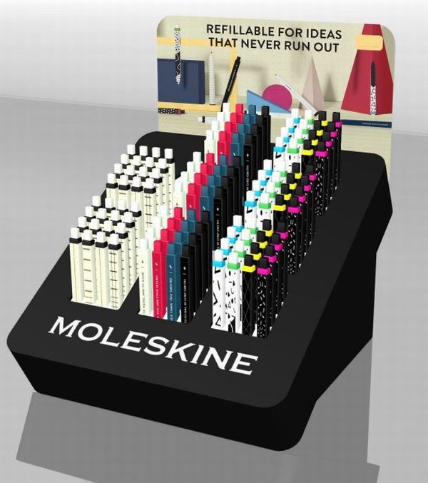  «Шариковая ручка Moleskine Go Ruled 1.0 (EW8T1CRUL10TAG)», бренда Moleskine - фото №1
