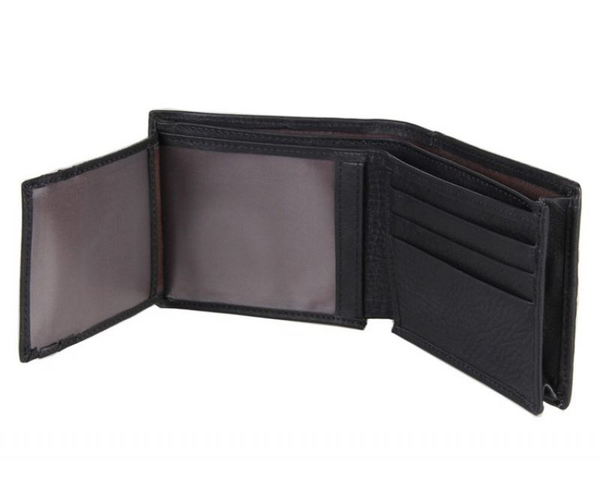 «Портмоне шкіряне чорне Tiding Bag (8055A)», бренду Tiding Bag - фото №1