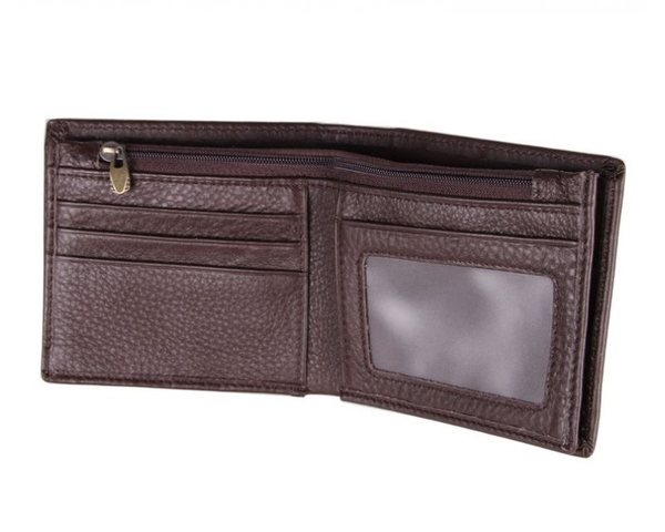 «Портмоне шкіряне коричневе Tiding Bag (8056C)», бренду Tiding Bag - фото №1
