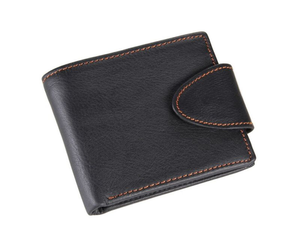 «Портмоне шкіряне чорне Tiding Bag (8060A)», бренду Tiding Bag - фото №1