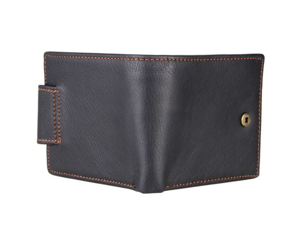 «Портмоне шкіряне чорне Tiding Bag (8060A)», бренду Tiding Bag - фото №1