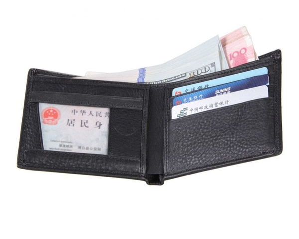 «Портмоне шкіряне чорне Tiding Bag (8062A)», бренду Tiding Bag - фото №1