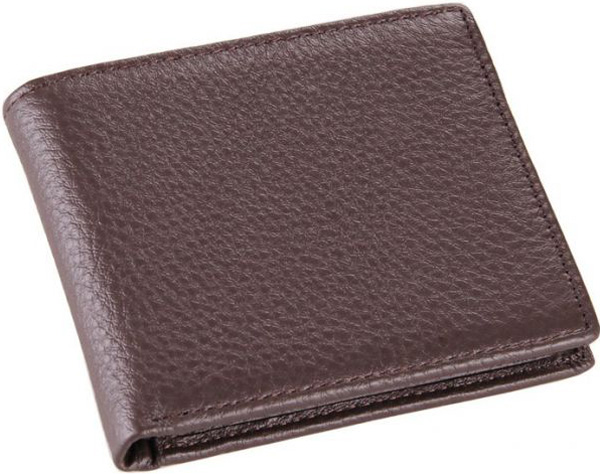 «Портмоне шкіряне коричневе Tiding Bag (8062C)», бренду Tiding Bag - фото №1