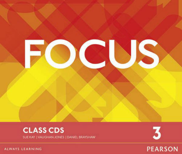 Паперова книга «Focus 3 Intermediate Class CDs», авторів Воган Джонс, Даніель Брайшоу, С’ю Кей - фото №1