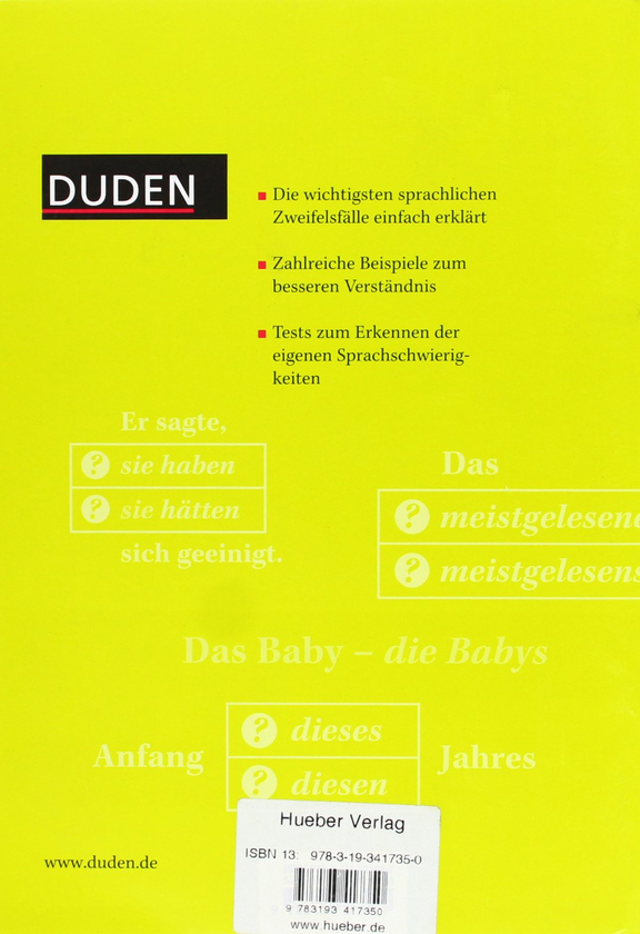 Паперова книга «Duden, Korrektes Deutsch - kurz gefasst » - фото №1