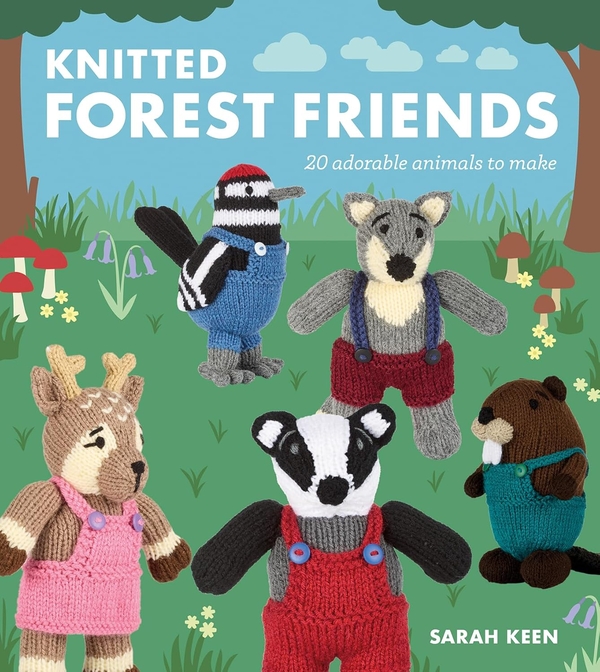 Паперова книга «Knitted Forest Friends: 20 Adorable Animals to Make», автор Сара Кін - фото №1