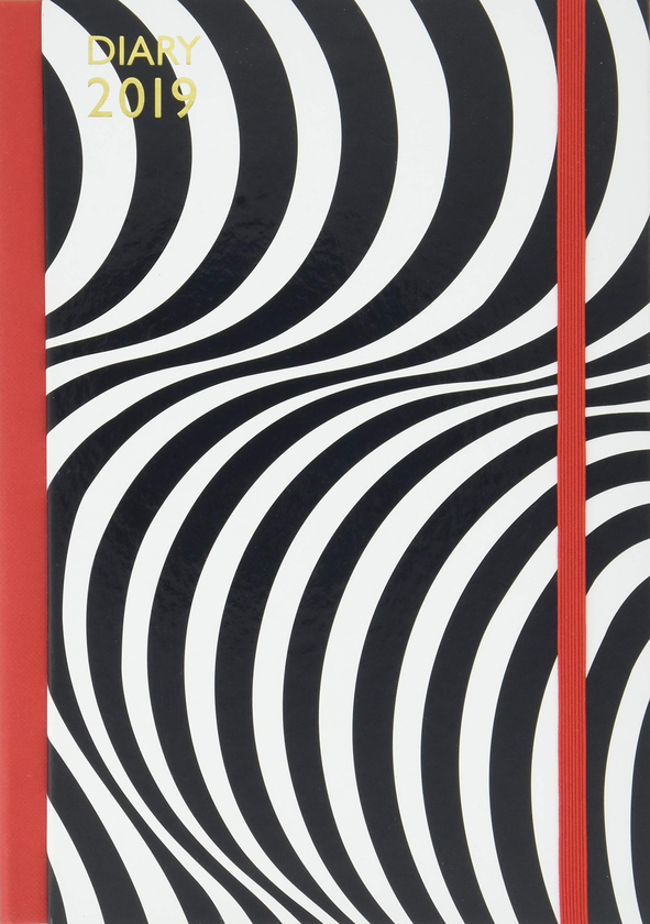 Бумажная книга «Lulu Guinness: A5 2019 Optical Stripe Diary» - фото №1