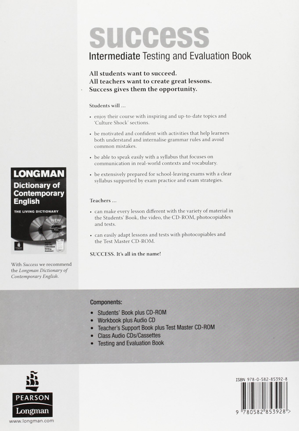 [object Object] «Success Intermediate. Test Book», автор Род Фрикер - фото №2 - миниатюра