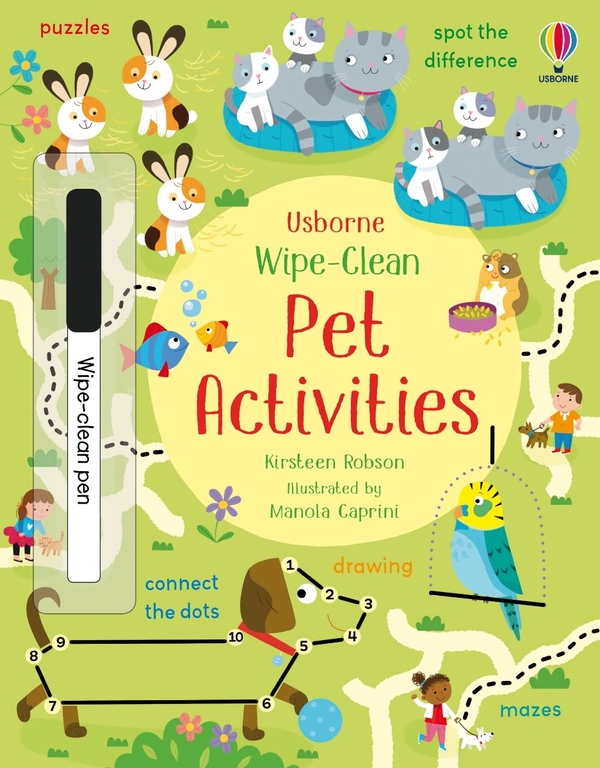 [object Object] «Wipe-Clean Pet Activities», автор Кирстин Робсон - фото №1