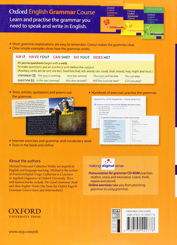 [object Object] «Oxford English Grammar Course: Basic with Answers (+CD-ROM Pack)», авторов Кэтрин Уолтерс, Майкл Суон - фото №3 - миниатюра