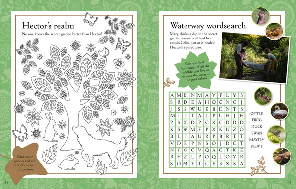 Бумажная книга «The Secret Garden: Movie Sticker Activity Book» - фото №1