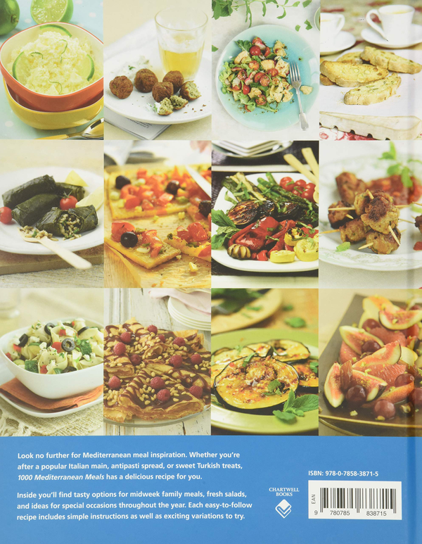 Бумажная книга «1000 Mediterranean Meals. Volume 1. Every Recipe You Need for the Healthiest Way to Eat» - фото №1
