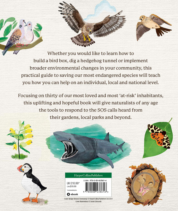 Паперова книга «Save Our Species. Endangered Animals and How You Can Save Them», автор Домінік Кузенс - фото №1