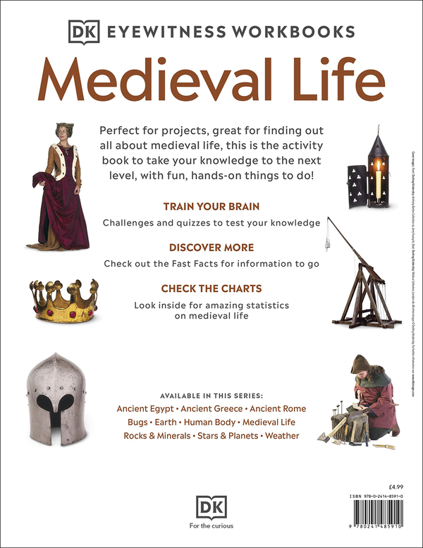 Паперова книга «Eyewitness Workbooks. Medieval Life» - фото №1