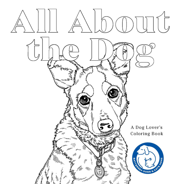 Паперова книга «All About the Dog. A Battersea Dogs & Cats Home Colouring Book» - фото №1
