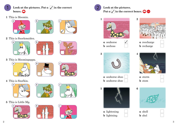 Бумажная книга «Moomin. The Song of the Sea Activity Book. Ladybird Readers Level 3 » - фото №1