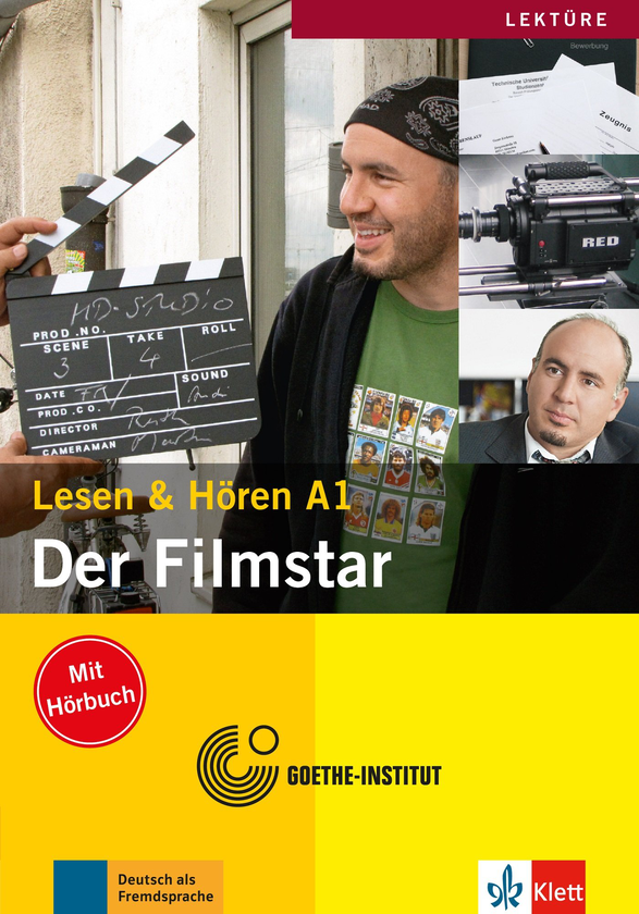 Бумажная книга «Der Filmstar Lesen und Hören A1 Buch mit Audio-CD», авторов Эльке Бургер, Тео Шерлинг - фото №1